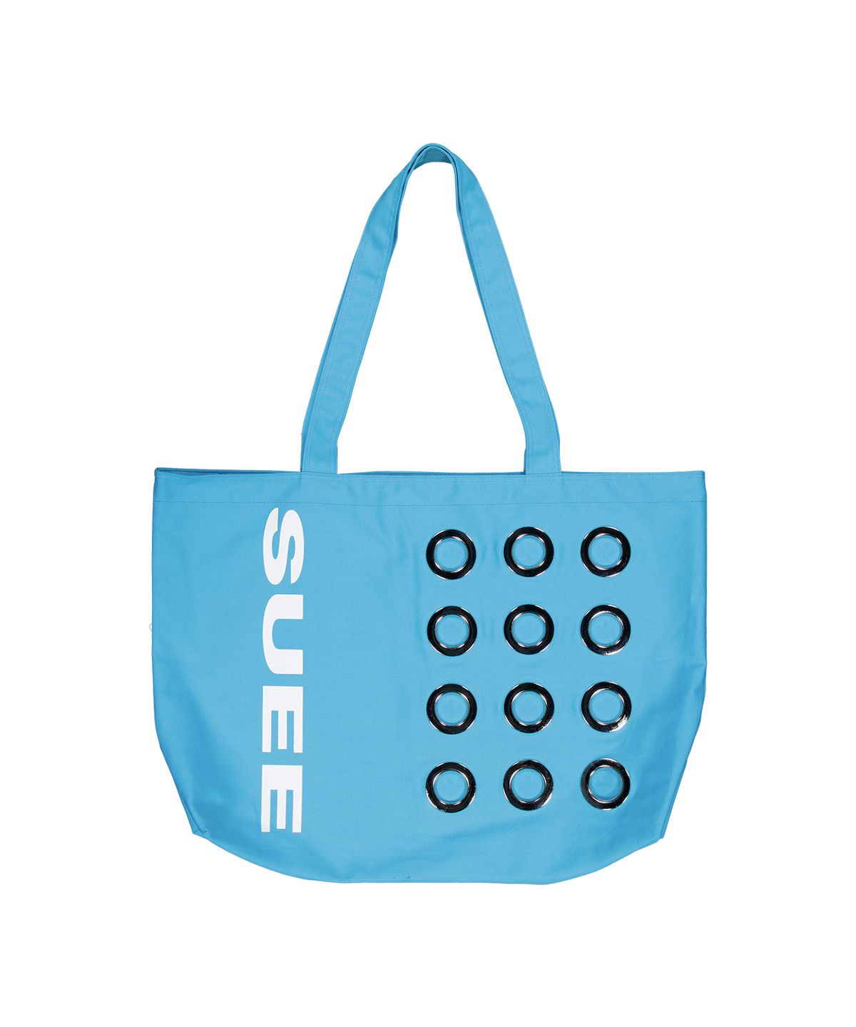 셋업이엑스이(SETUP-EXE) BULLET HOLE SHOPPER BAG / BLUE