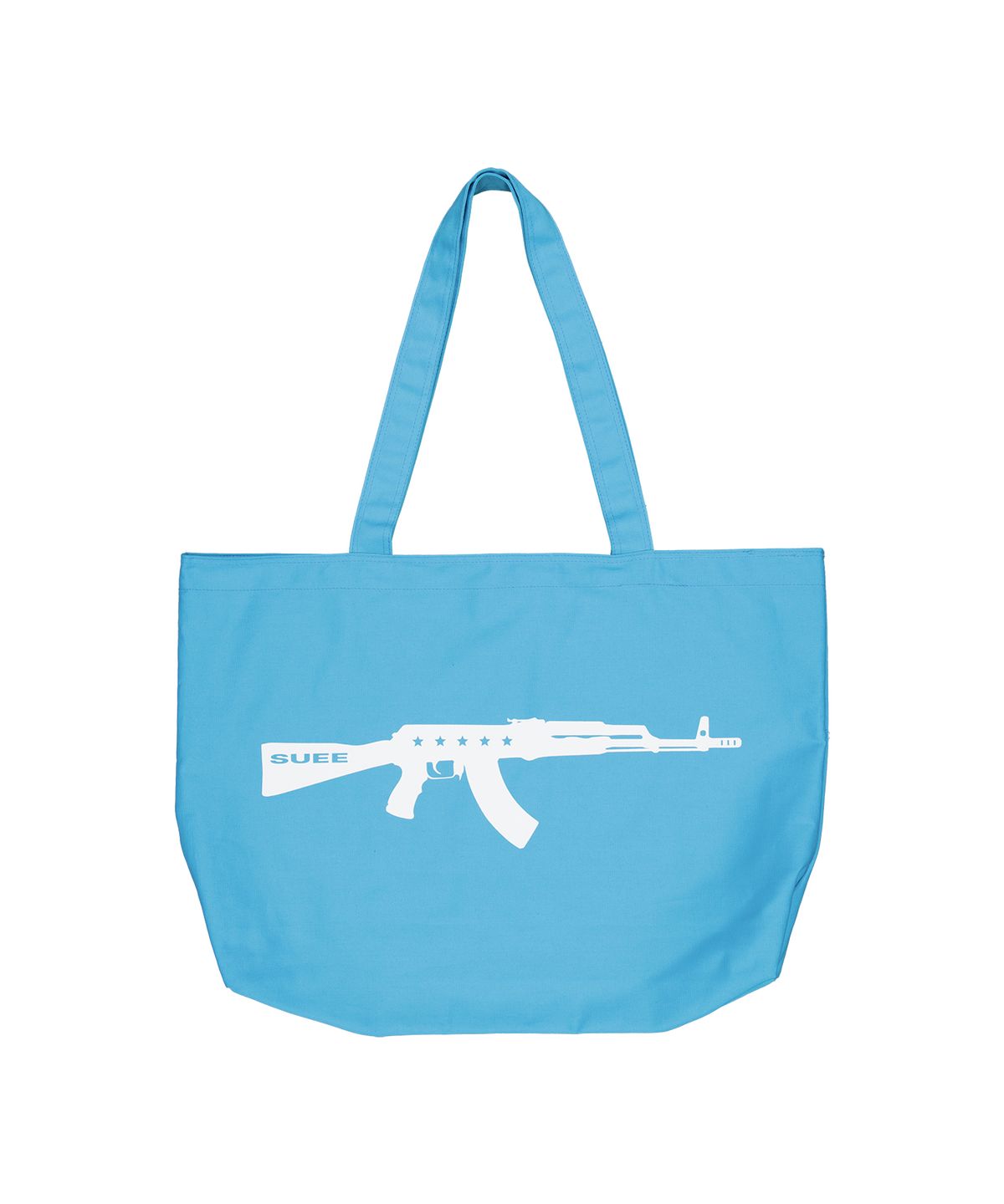 셋업이엑스이(SETUP-EXE) BULLET HOLE SHOPPER BAG / BLUE
