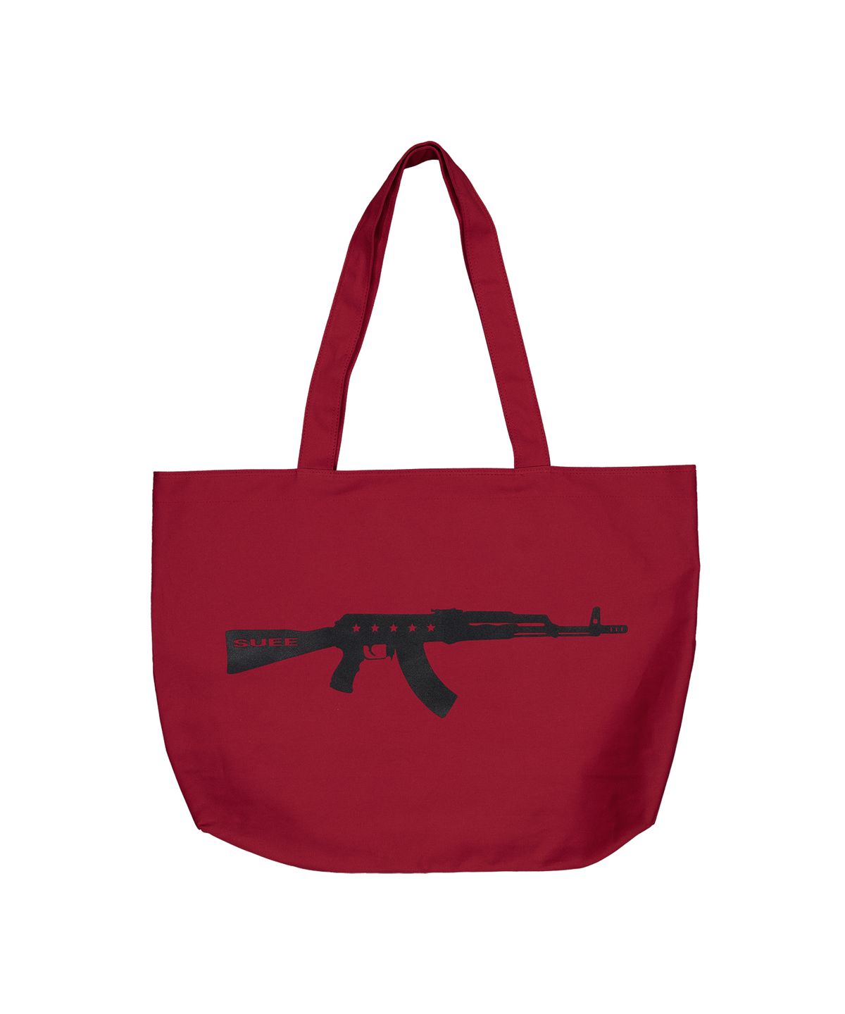 셋업이엑스이(SETUP-EXE) BULLET HOLE SHOPPER BAG / RED