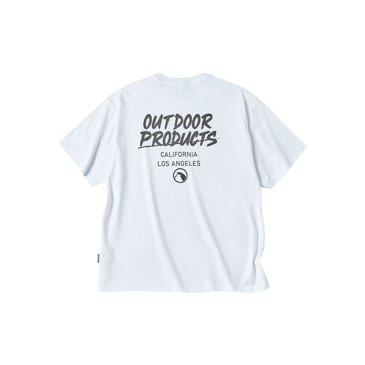 아웃도어 프로덕츠(OUTDOOR PRODUCTS) 그래피티 레터 로고 티셔츠 (화이트)
