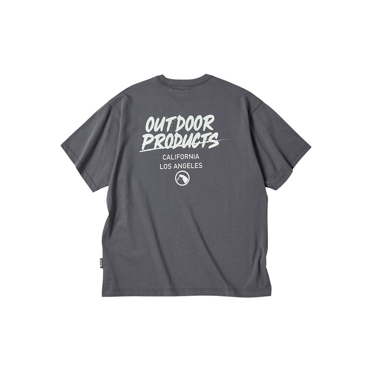 아웃도어 프로덕츠(OUTDOOR PRODUCTS) 그래피티 레터 로고 티셔츠 (그레이)