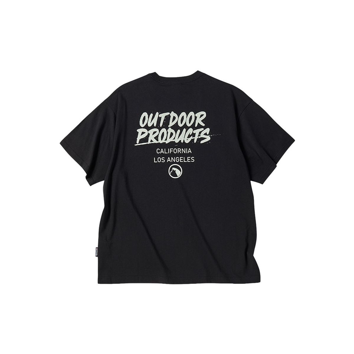 아웃도어 프로덕츠(OUTDOOR PRODUCTS) 그래피티 레터 로고 티셔츠 (블랙)