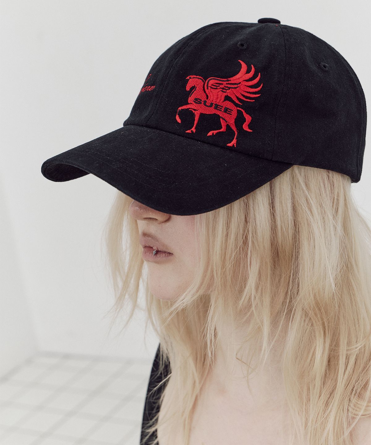 셋업이엑스이(SETUP-EXE) PEGASUS BALL CAP / BLACK