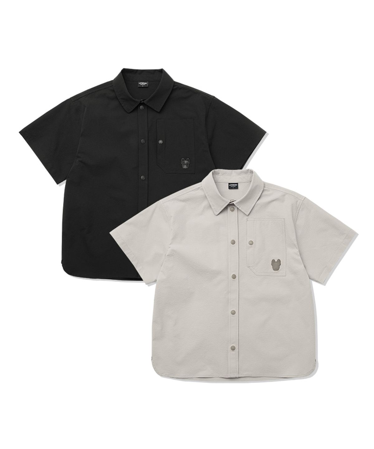 라이프워크 키즈(LIFEWORK KIDS) 키즈) 라독 심볼 시어서커 반팔 셔츠