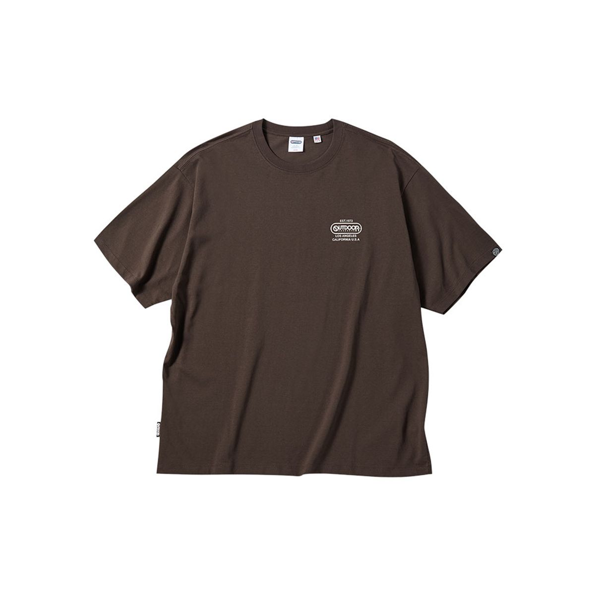 아웃도어 프로덕츠(OUTDOOR PRODUCTS) 버드 마크 티셔츠 (브라운)