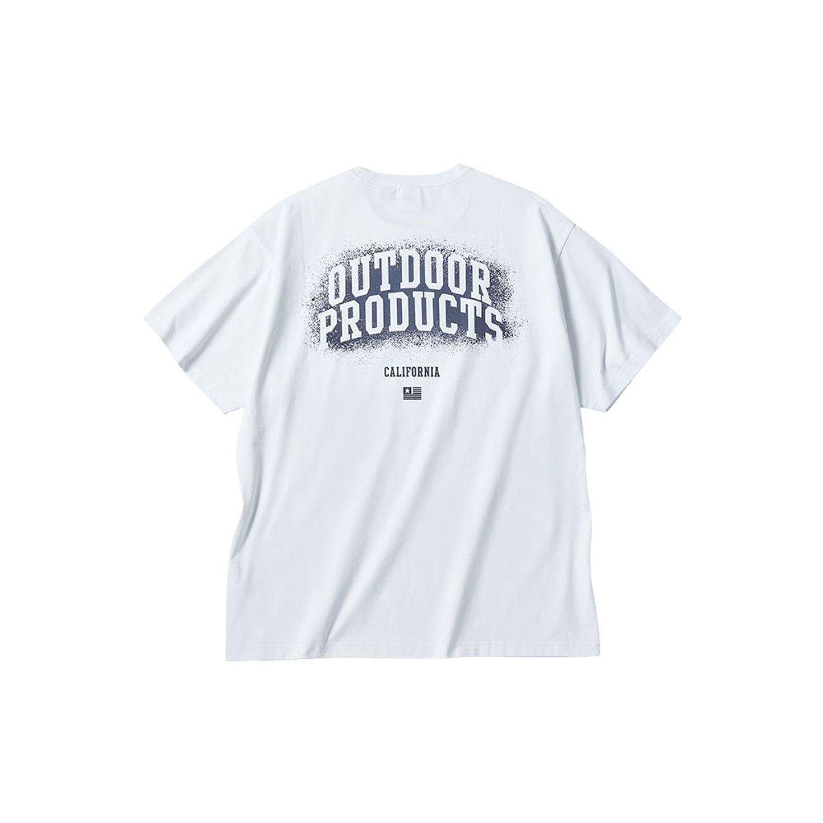 아웃도어 프로덕츠(OUTDOOR PRODUCTS) 스프레드 로고 반팔 티셔츠 (화이트)