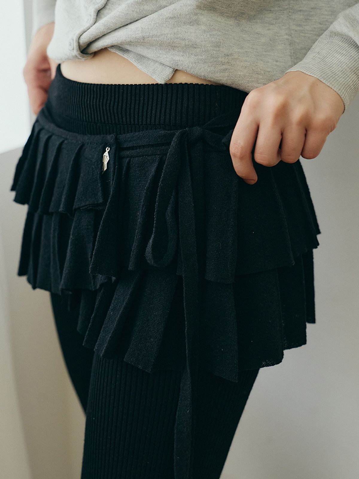 졸리앙볼(JOLIEENVOL) LINEN PLEATS WRAP SKIRT (4 COLORS)