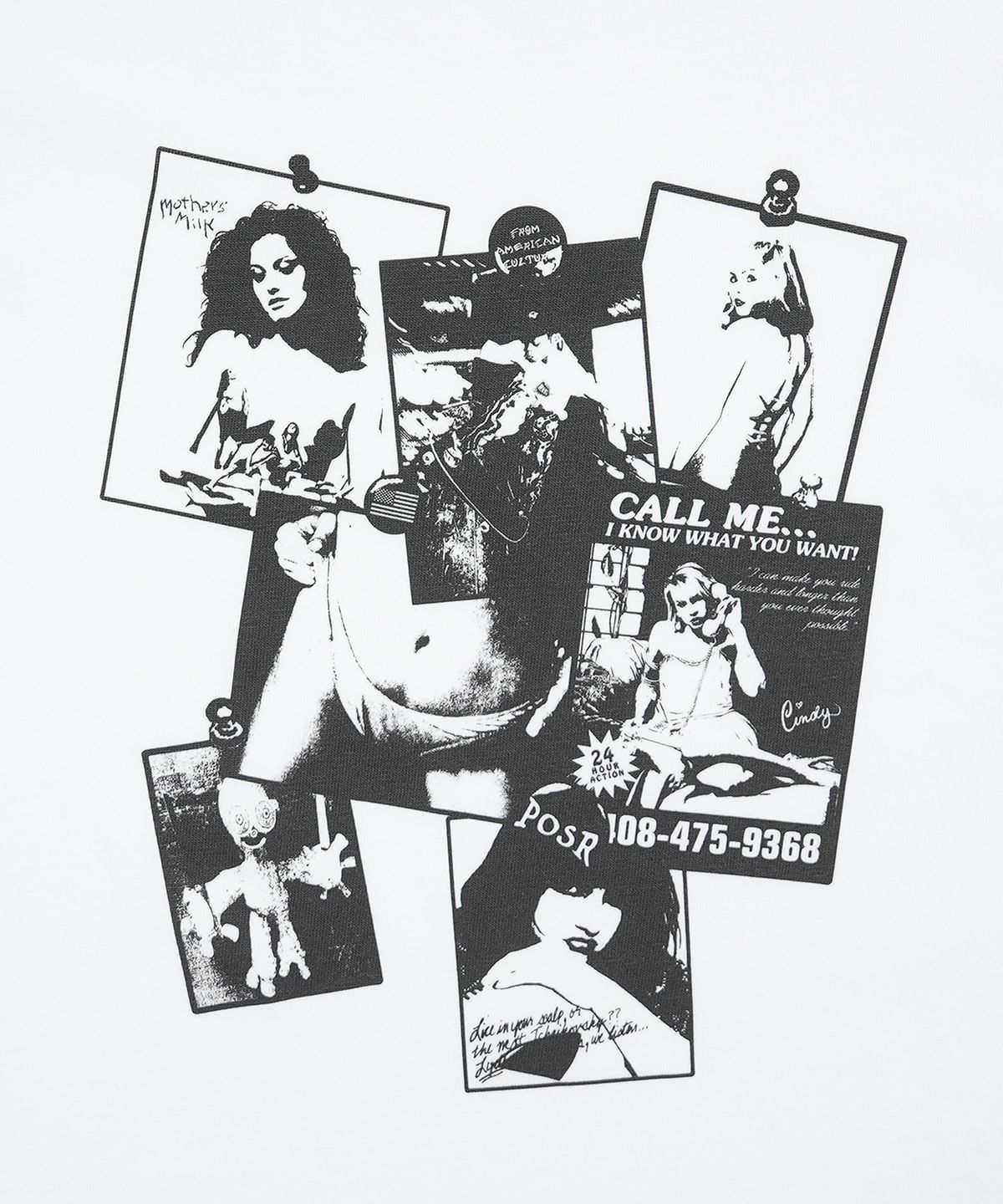 피오에스알(POSR) LOCKER TEE / WHITE