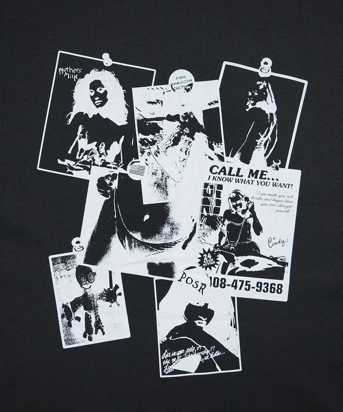 피오에스알(POSR) LOCKER TEE / BLACK