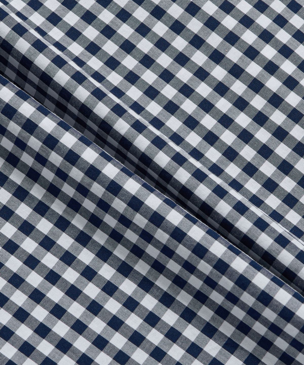 에스피오나지(ESPIONAGE) Double Pocket Gingham S/S Shirt Navy