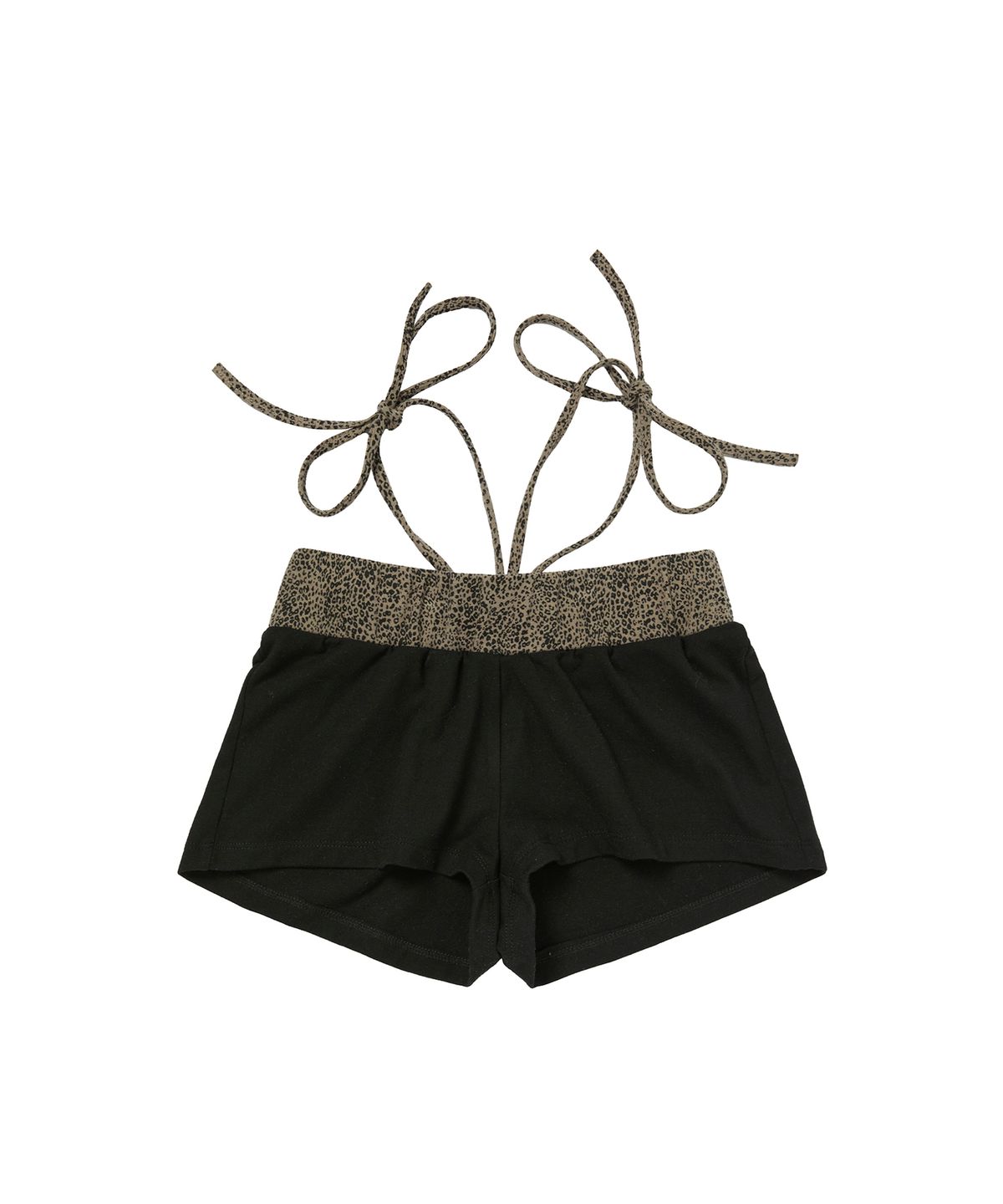 길라아카이브(GILAARCHIVE) STRAP WAIST MICRO SHORTS_BLACK