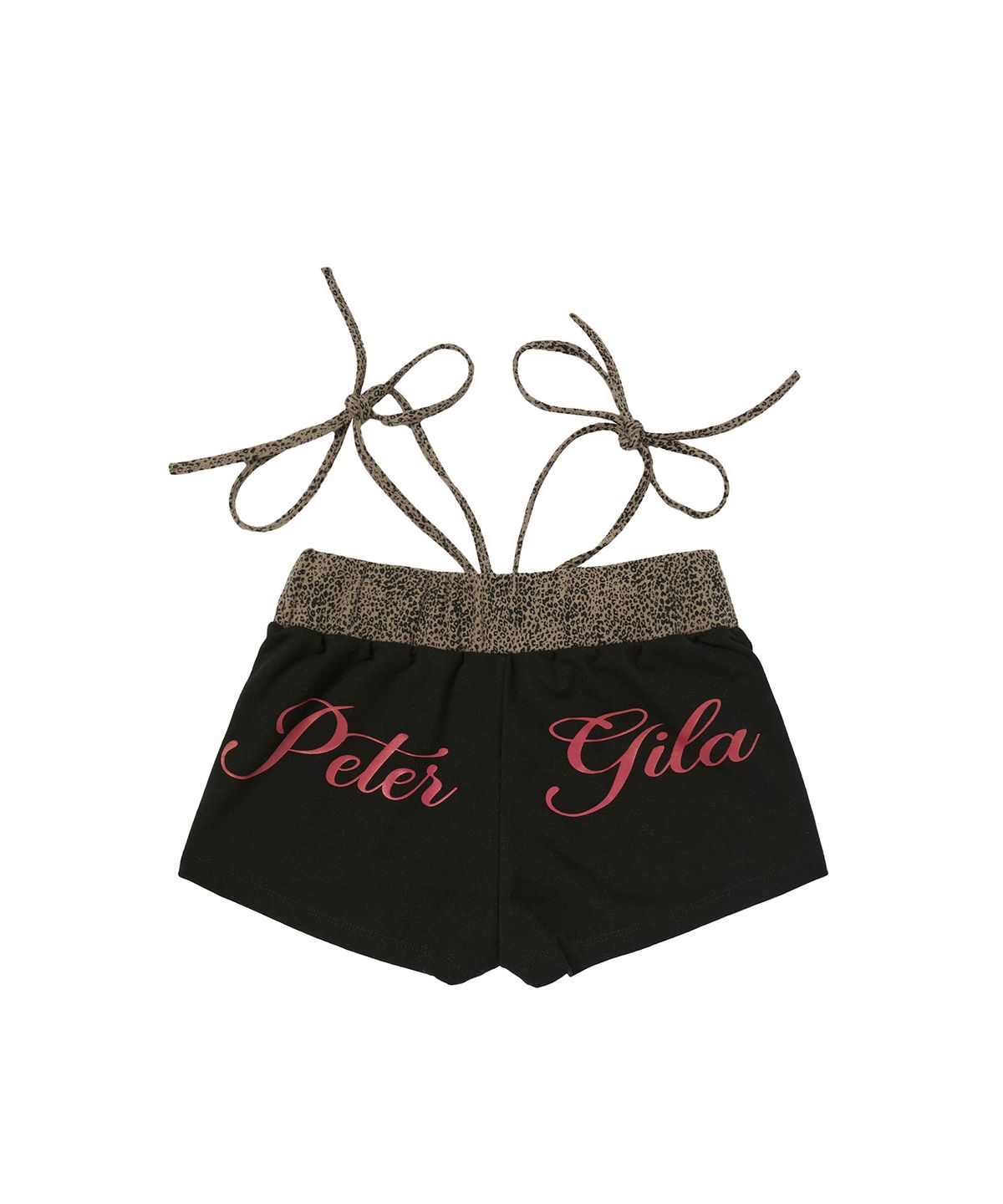 길라아카이브(GILAARCHIVE) STRAP WAIST MICRO SHORTS_BLACK