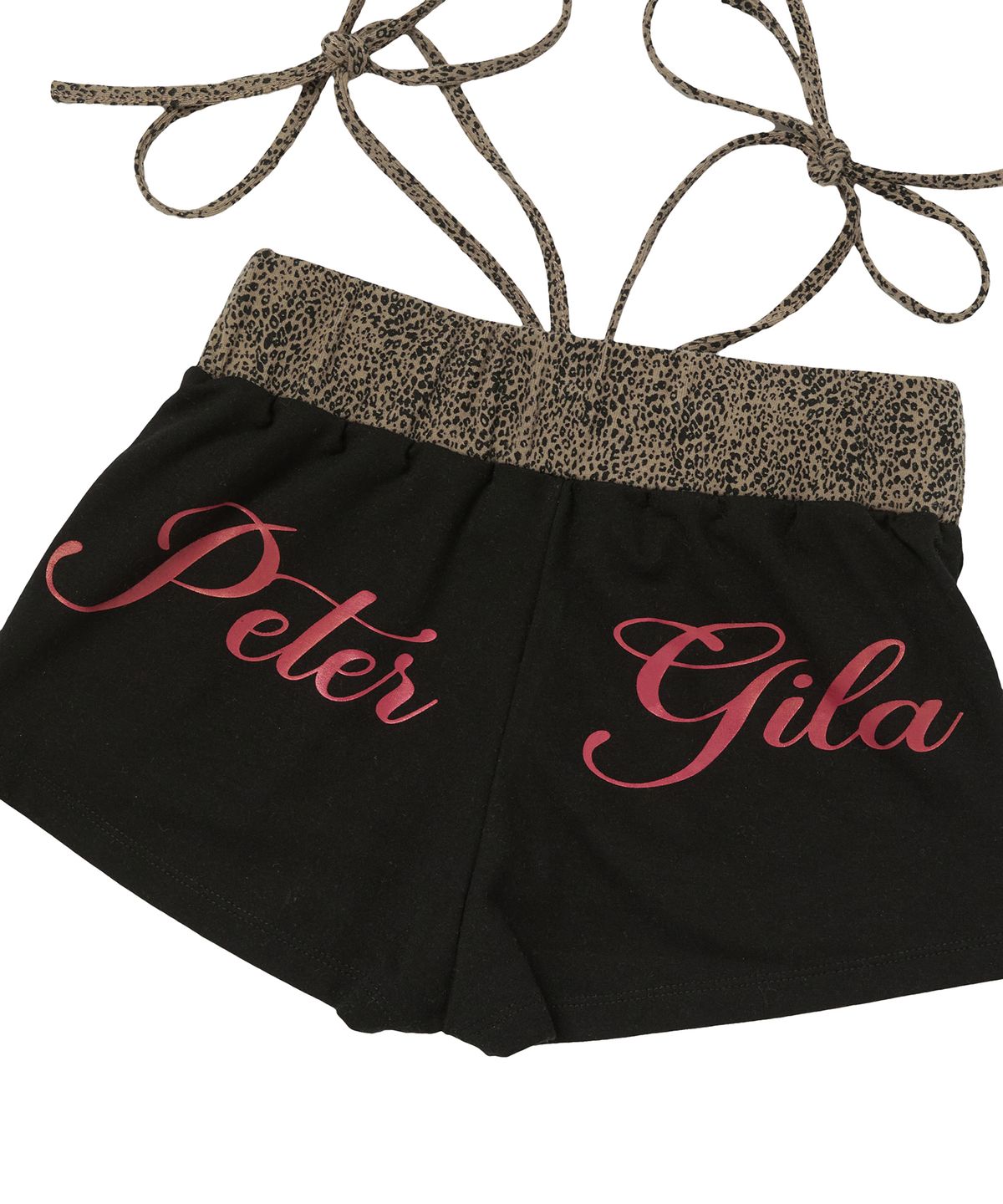길라아카이브(GILAARCHIVE) STRAP WAIST MICRO SHORTS_BLACK
