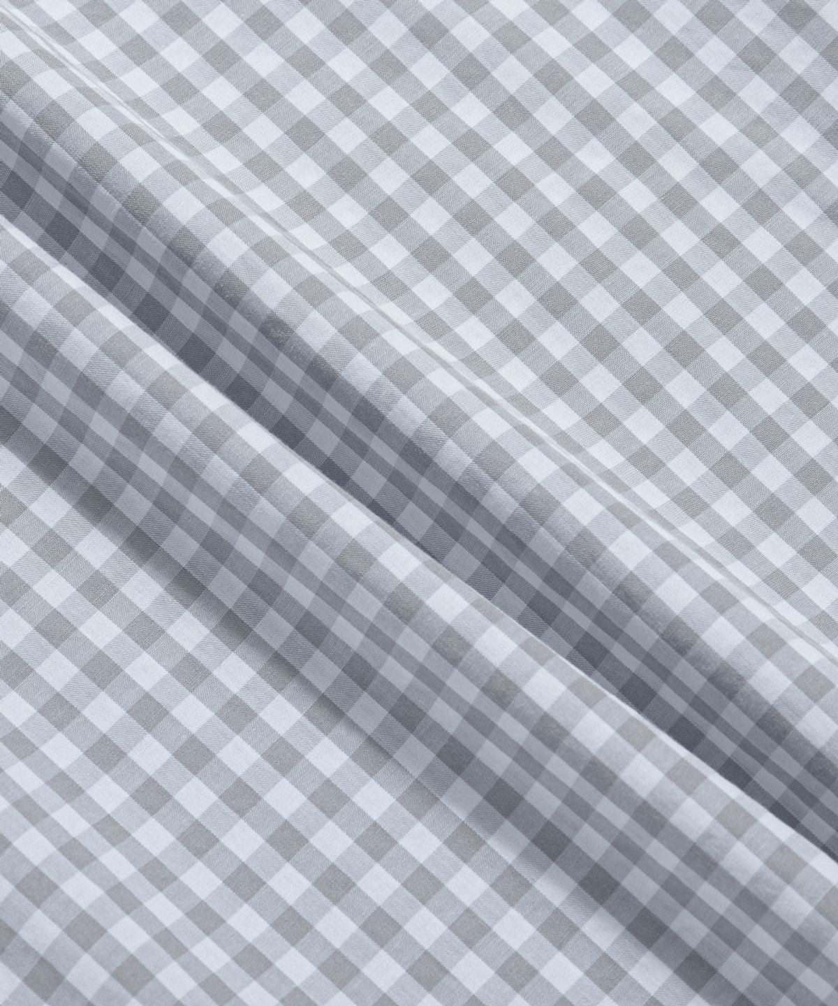 에스피오나지(ESPIONAGE) Double Pocket Gingham S/S Shirt Grey