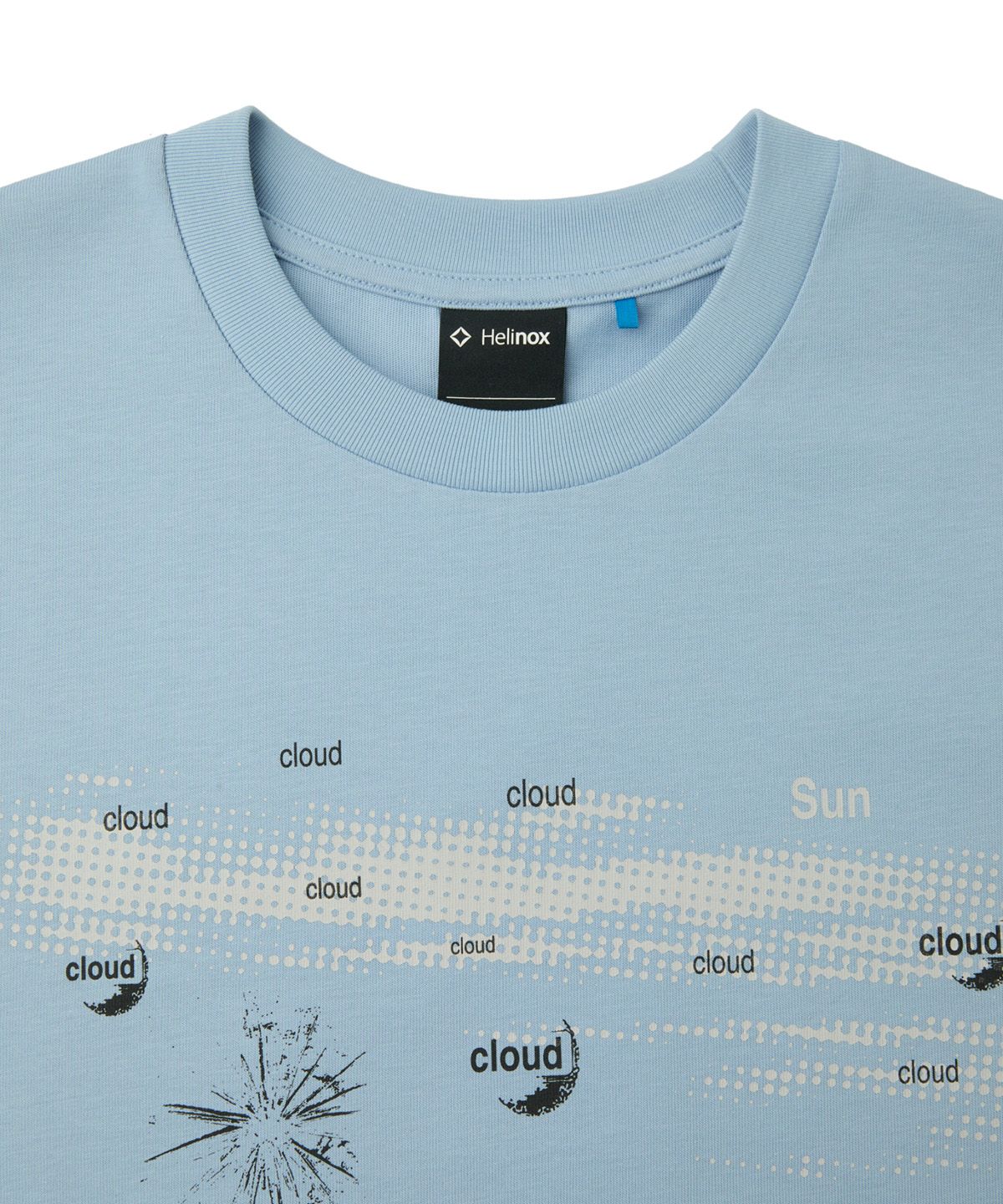 헬리녹스 웨어(HELINOX WEAR) MAGIC HOURS CLOUD & SUN 반팔티셔츠_Blue