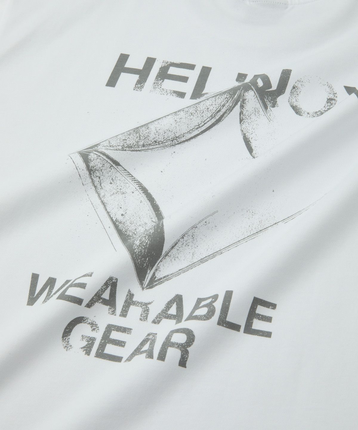 헬리녹스 웨어(HELINOX WEAR) MAGIC HOURS 로고 반팔티셔츠_White