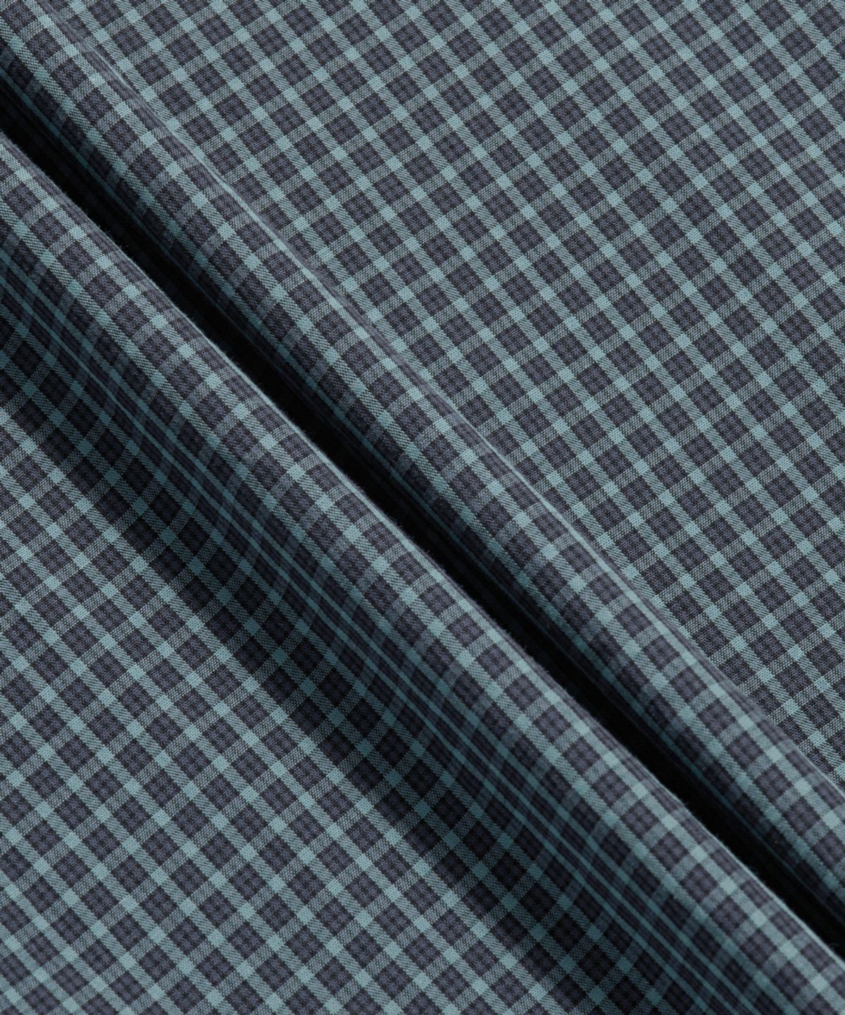 에스피오나지(ESPIONAGE) Multi Check Flap Pocket S/S Shirt Teal Navy