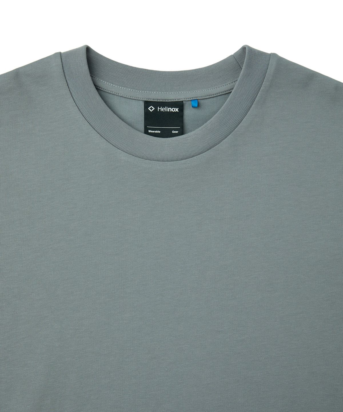 헬리녹스 웨어(HELINOX WEAR) MAGIC HOURS 로고 반팔티셔츠_Grey