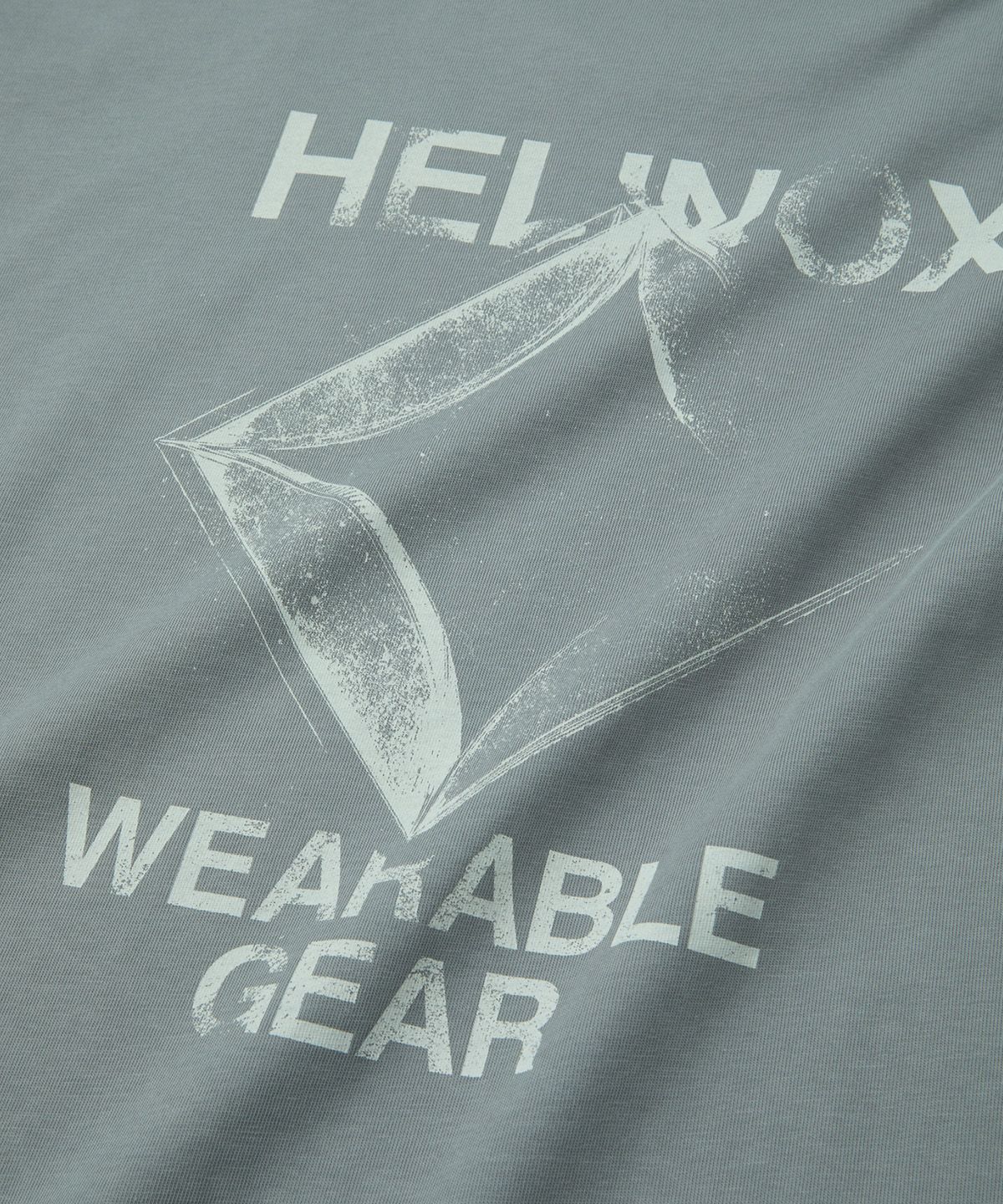 헬리녹스 웨어(HELINOX WEAR) MAGIC HOURS 로고 반팔티셔츠_Grey