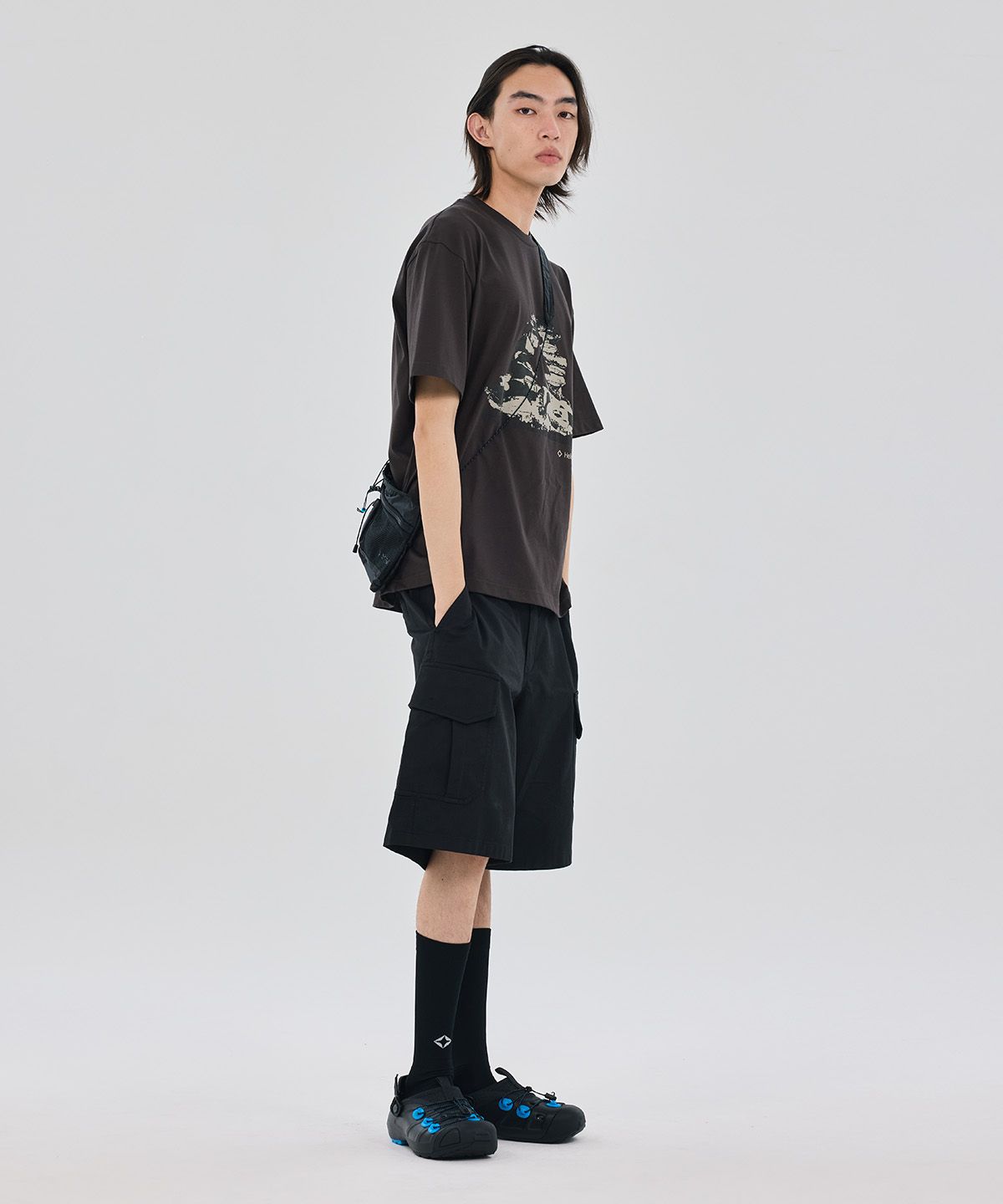 헬리녹스 웨어(HELINOX WEAR) MAGIC HOURS 록스 반팔티셔츠_Dark Brown