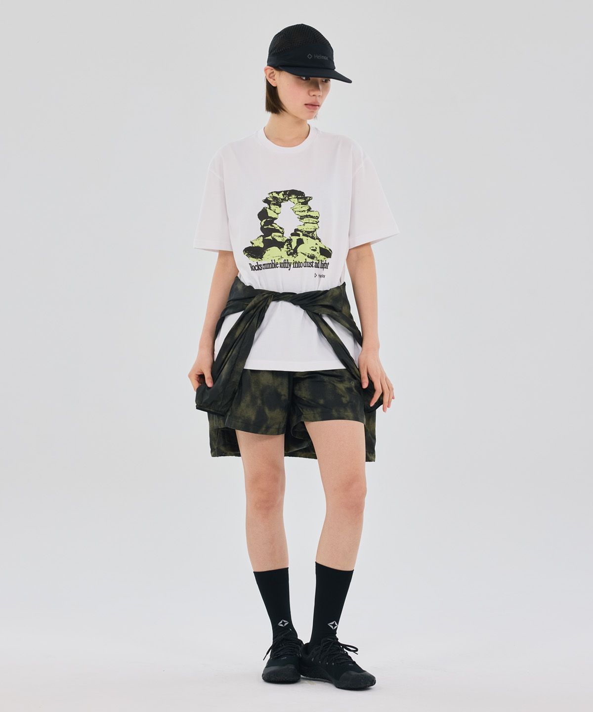 헬리녹스 웨어(HELINOX WEAR) MAGIC HOURS 록스 반팔티셔츠_White