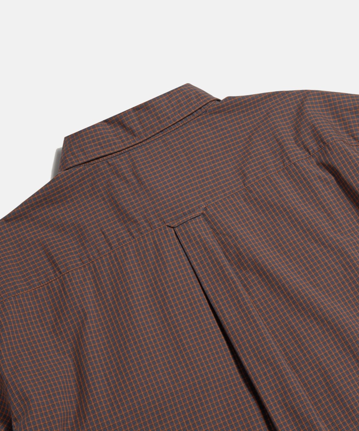 에스피오나지(ESPIONAGE) Multi Check Flap Pocket S/S Shirt Brick Navy