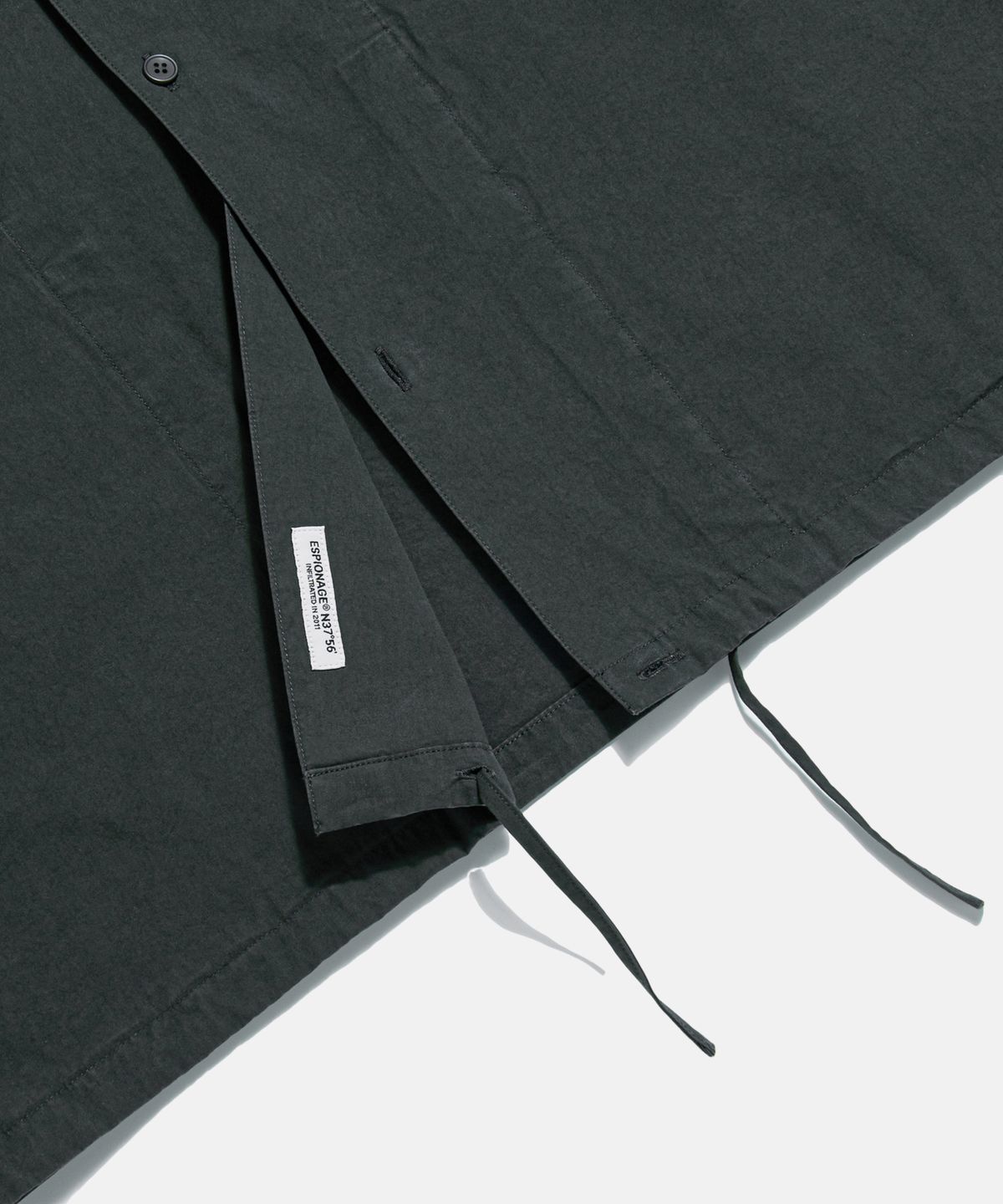 에스피오나지(ESPIONAGE) Vintage Cotton Work Shirt Jacket Charcoal