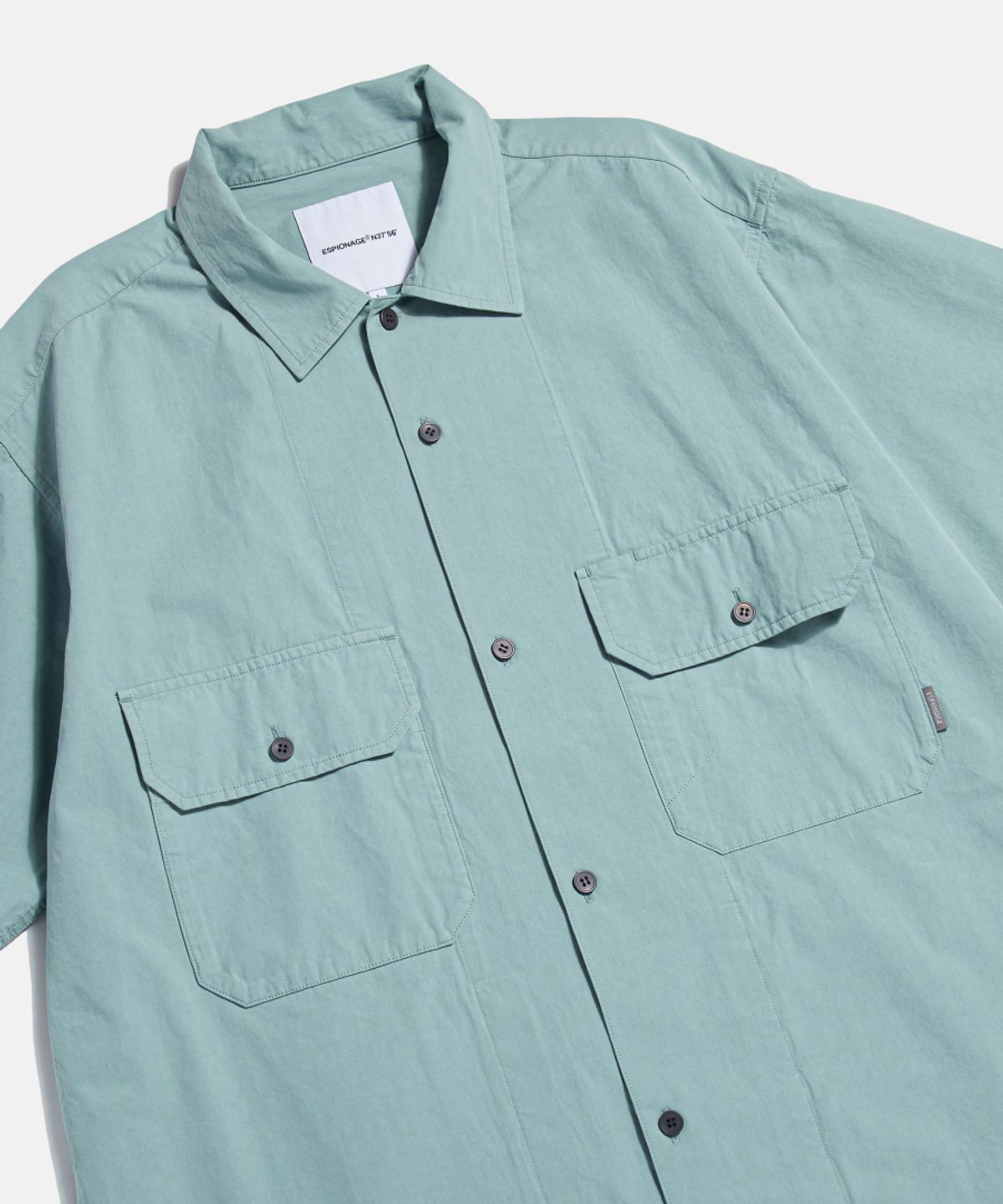 에스피오나지(ESPIONAGE) Vintage Cotton Work Shirt Jacket Light Blue