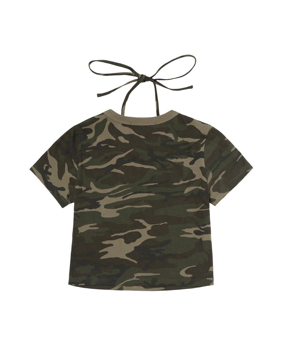 길라아카이브(GILAARCHIVE) P&G HALTER STRAP CROP TOP_CAMO