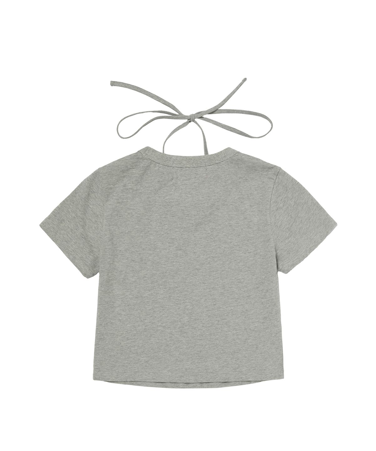 길라아카이브(GILAARCHIVE) P&G HALTER STRAP CROP TOP_GREY