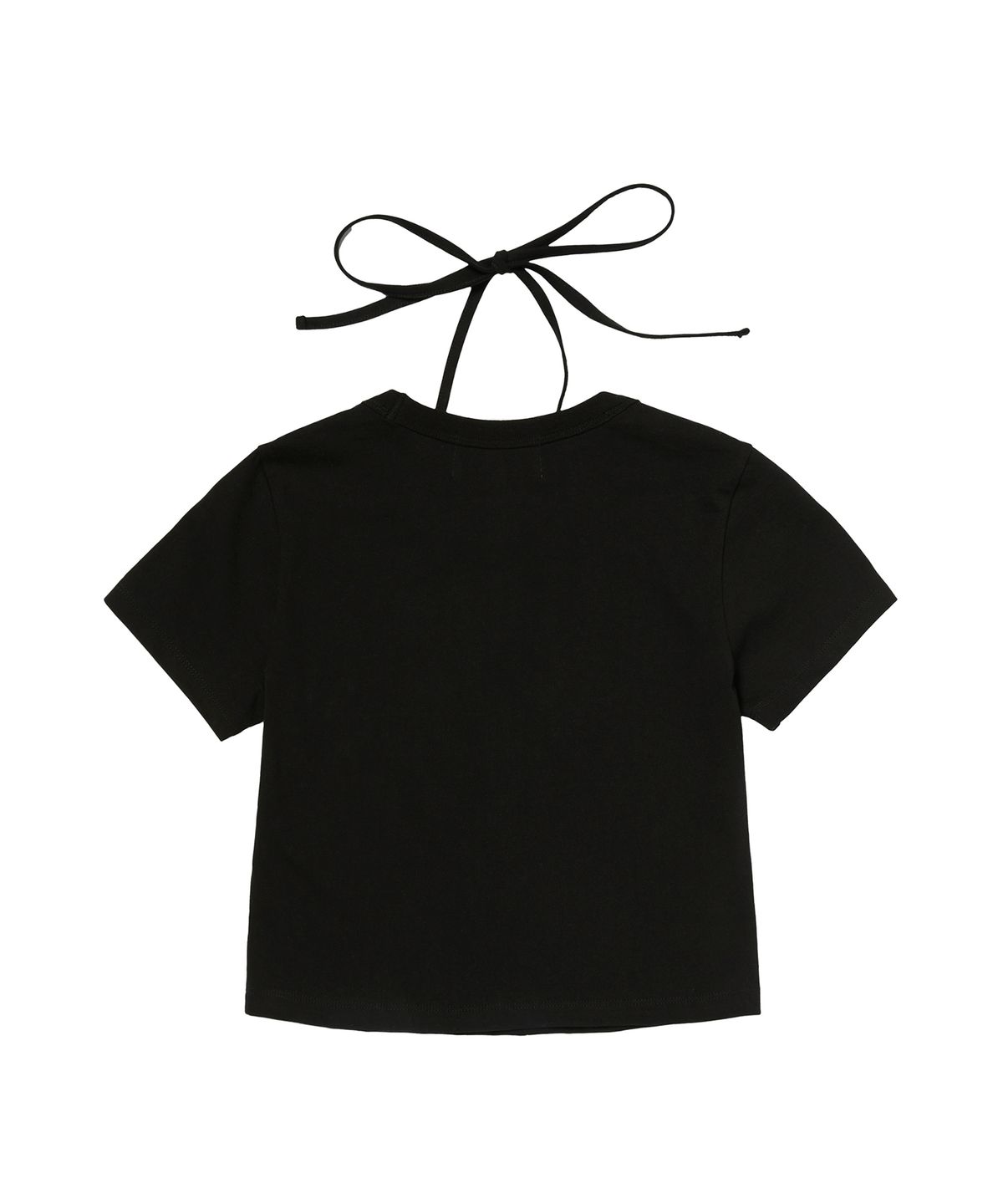 길라아카이브(GILAARCHIVE) P&G HALTER STRAP CROP TOP_BLACK