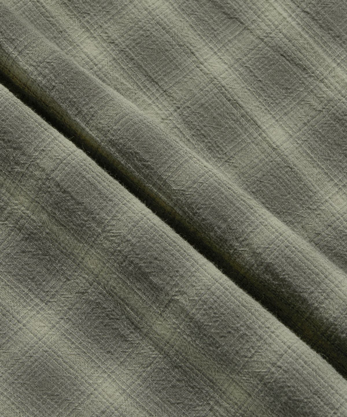 에스피오나지(ESPIONAGE) Textured Check Western S/S Shirt Dark Grey