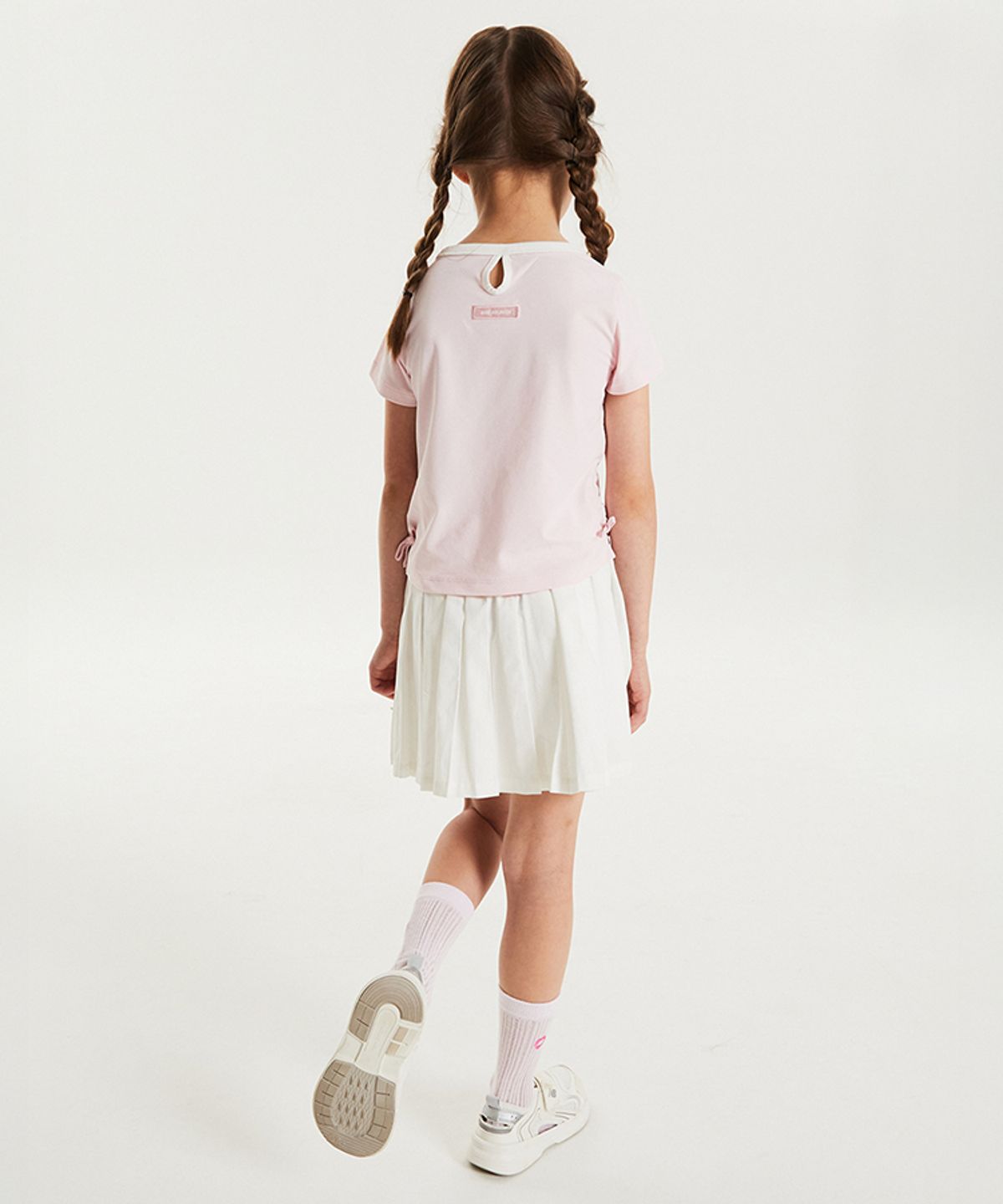 뉴발란스 키즈(NEWBALANCEKIDS) NBgC Cherry Blossom_보트넥 반팔티 아동 티셔츠 NK9EG2773G25