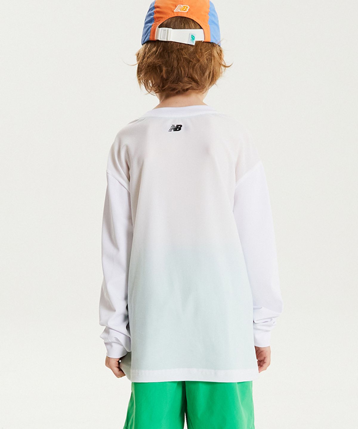 뉴발란스 키즈(NEWBALANCEKIDS) Spotlight Hot Summer_퀵드라이 긴팔티 셋업 아동 상하복 NK9RG3972U10