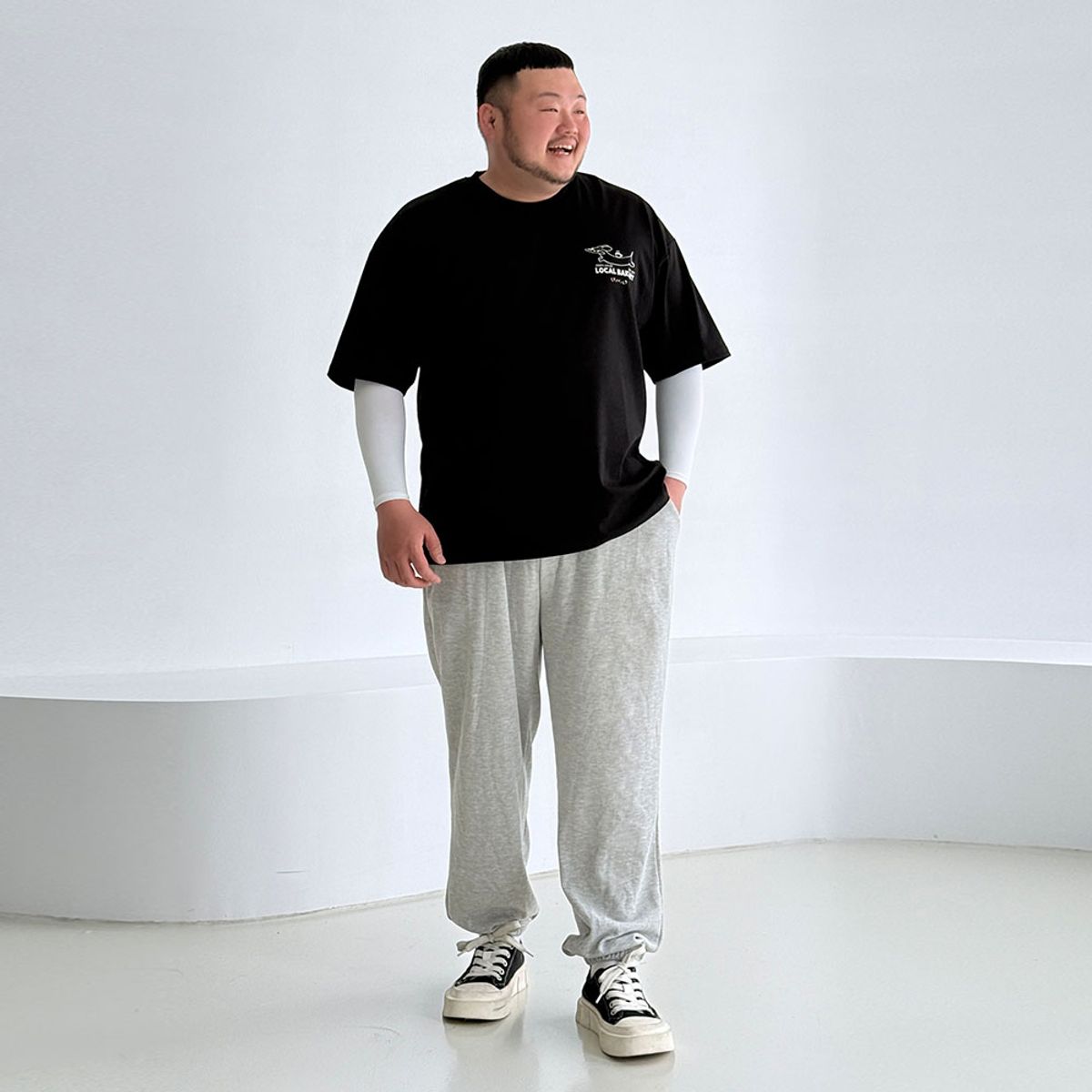 바이모노(BYMONO) [빅사이즈 26-46] [뱃살커버] 꼭꼭팬츠 조거 스웻팬츠