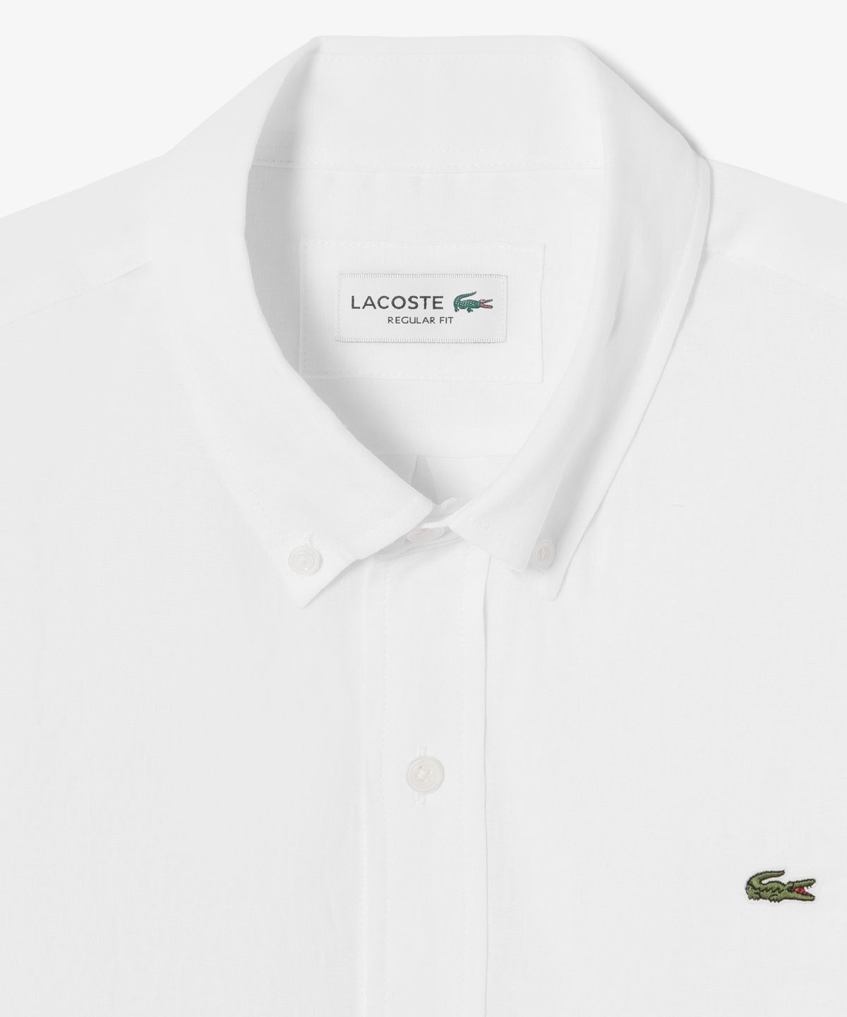 라코스테(LACOSTE) 남성 솔리드 린넨 셔츠 CH769E-56G 001