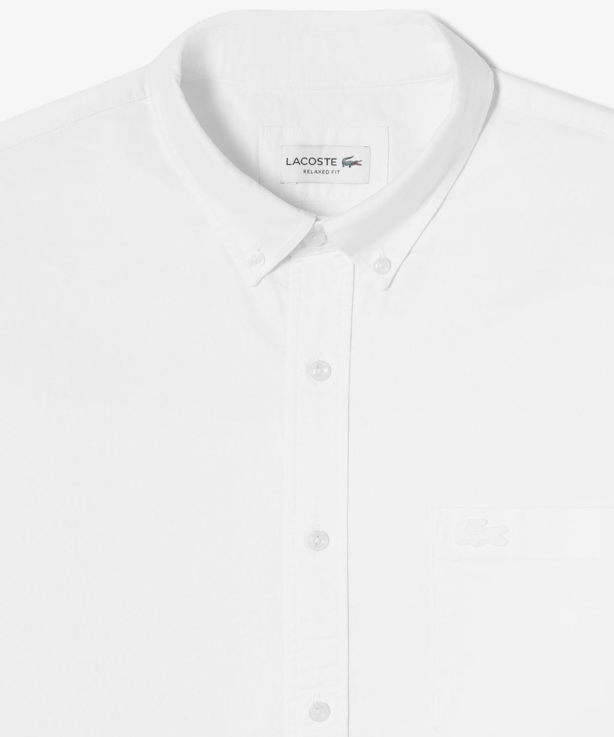라코스테(LACOSTE) 남성 코튼 옥스포드 릴랙스핏 셔츠 CH165E-56G 001