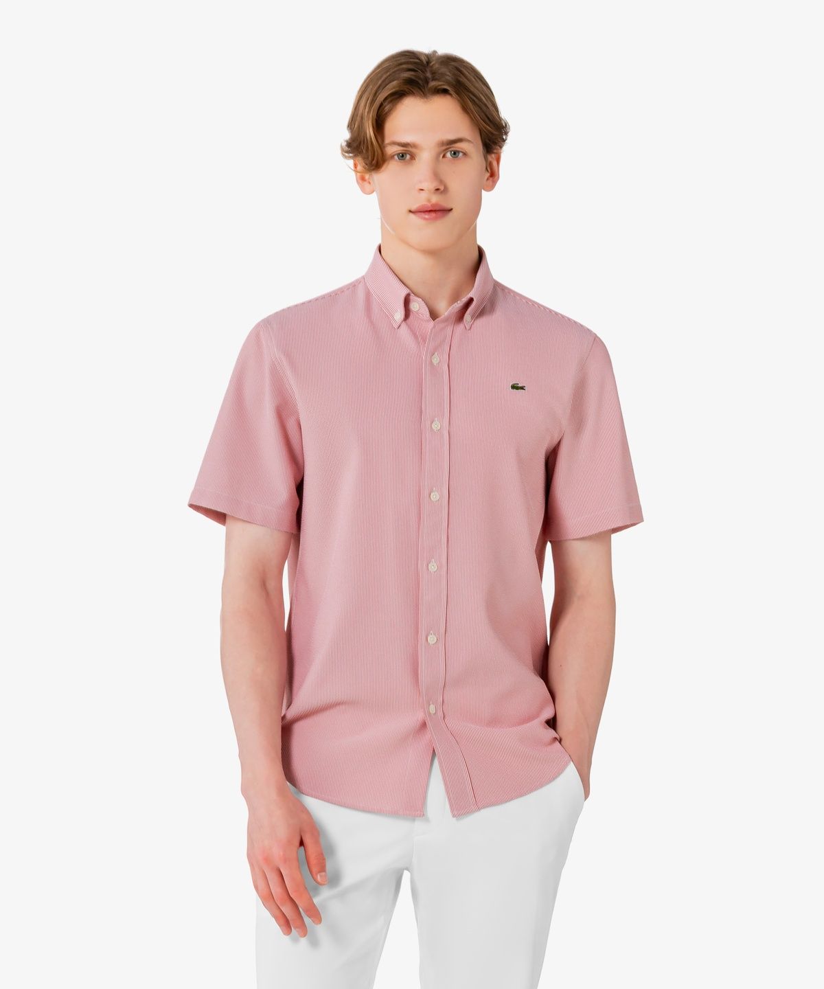 라코스테(LACOSTE) 남성 반팔 저지 셔츠 CH440E-56G 476