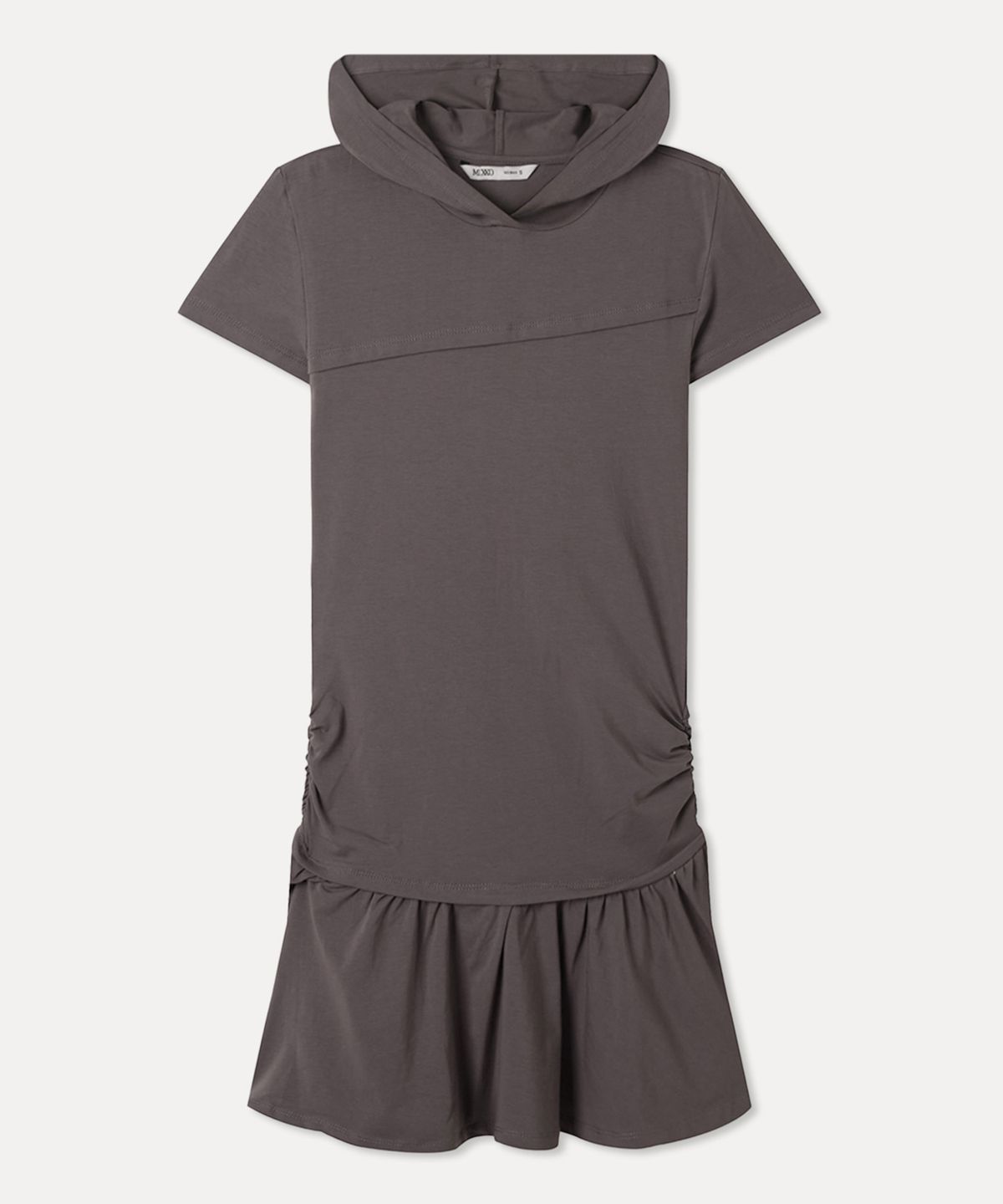 미쏘(MIXXO) 후드 저지 반팔 원피스_MIWOMG509C