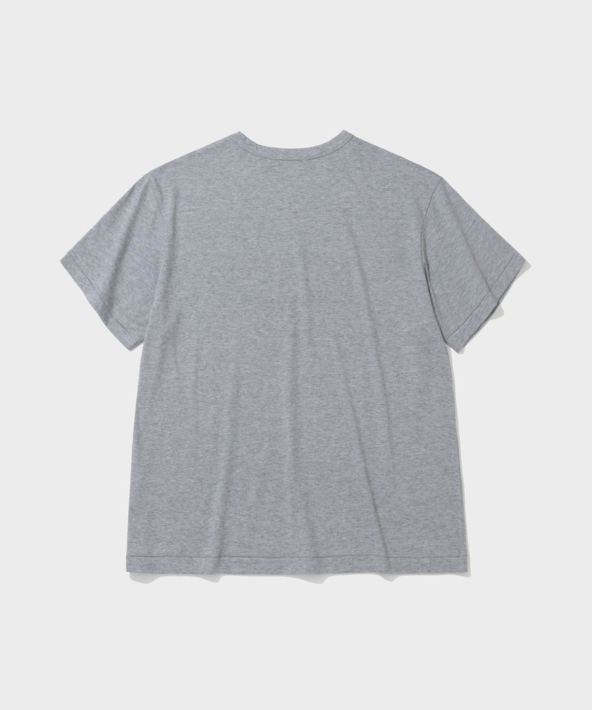 셔터(SHIRTER) WOOL BLENDED COTTON T-SHIRT (M/GREY)