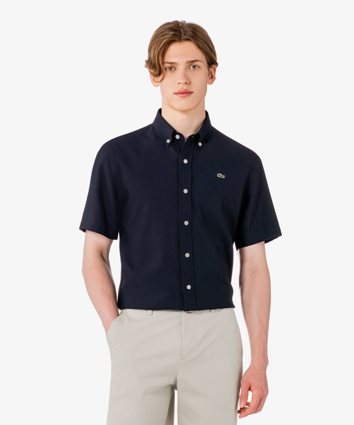 라코스테(LACOSTE) 남성 반팔 저지 셔츠 CH440E-56G 166