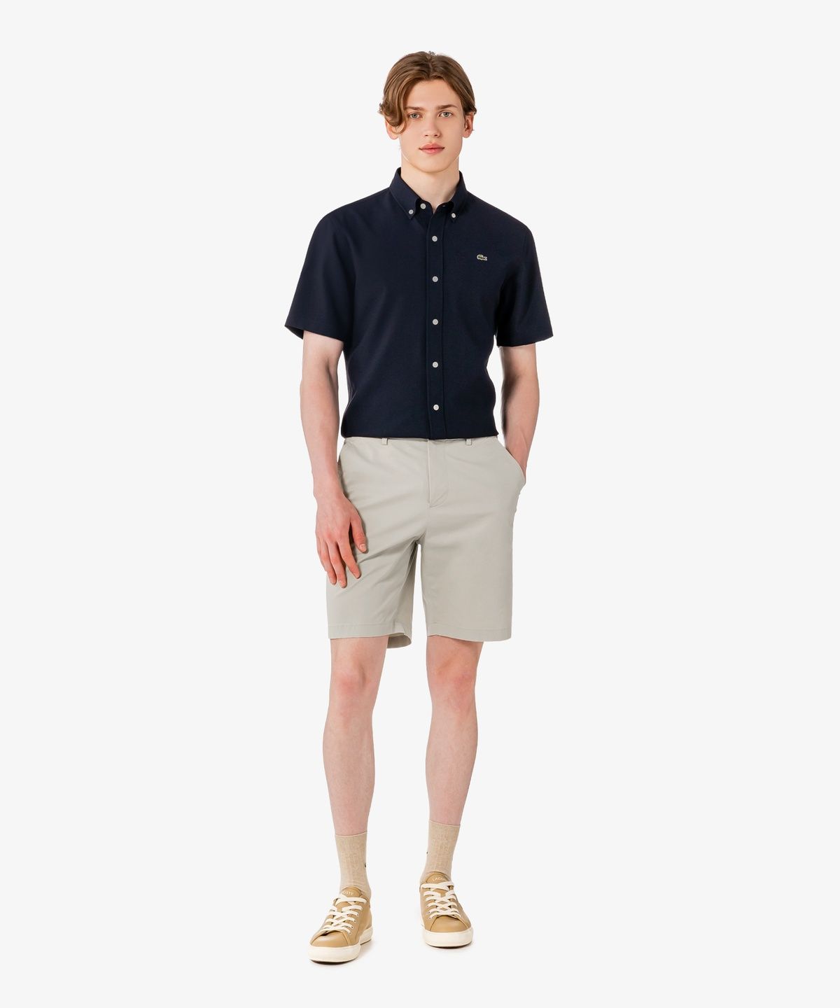 라코스테(LACOSTE) 남성 반팔 저지 셔츠 CH440E-56G 166