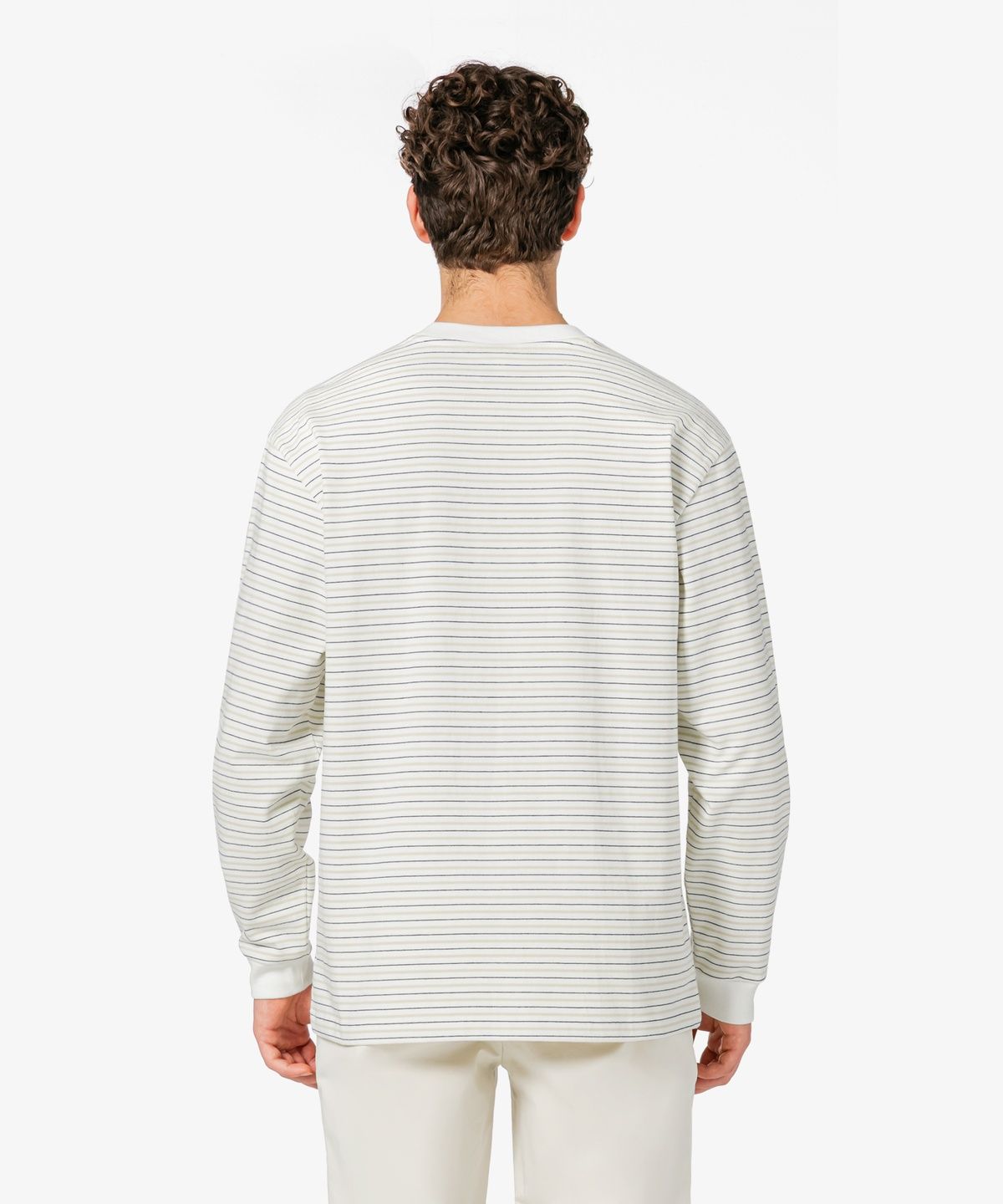 라코스테(LACOSTE) 남성 긴팔 스트라이프 티셔츠 TH338E-56G 001