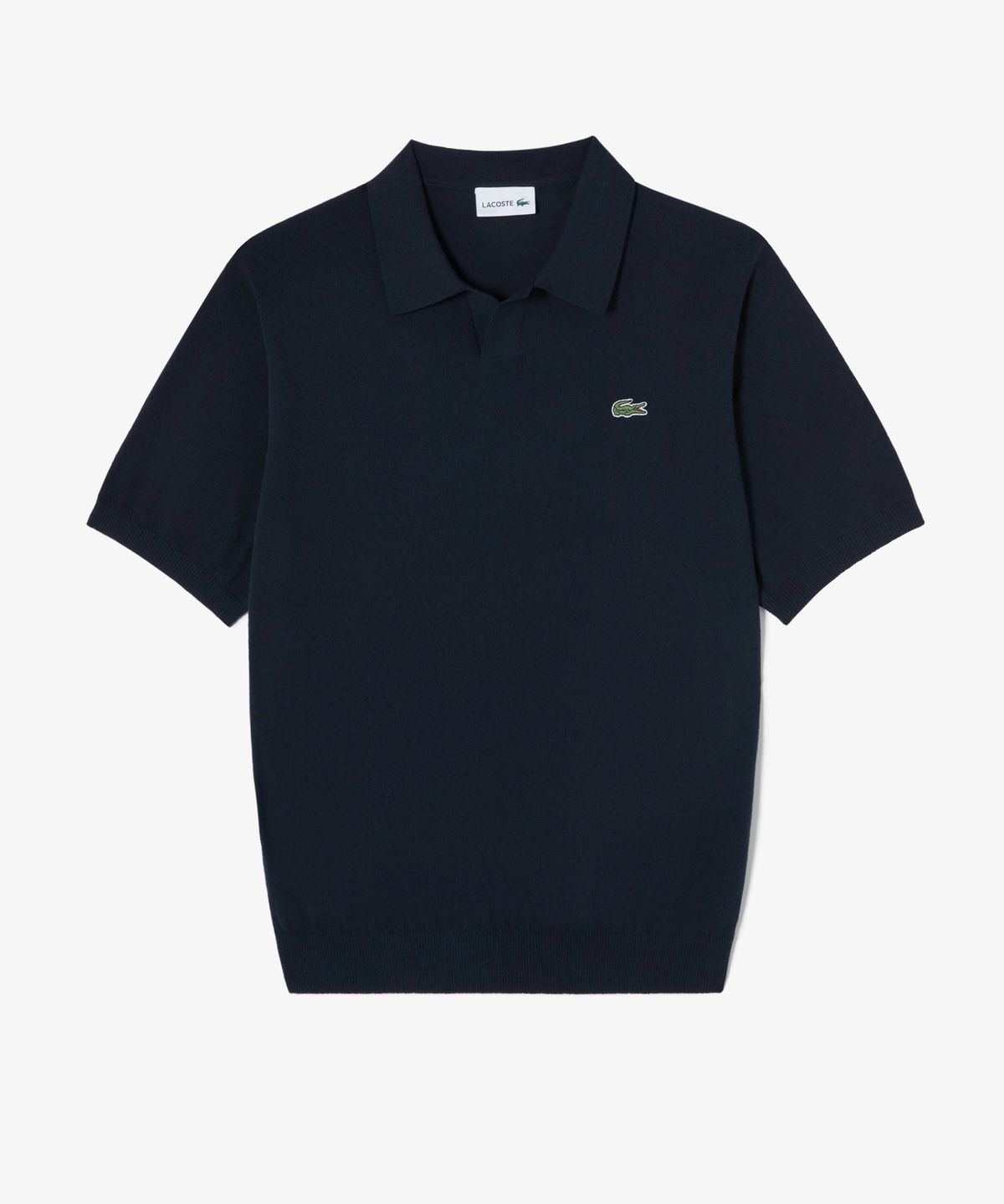 라코스테(LACOSTE) 남성 오픈카라 반팔 부클 스웨터 폴로 셔츠 PH374E-56G 166
