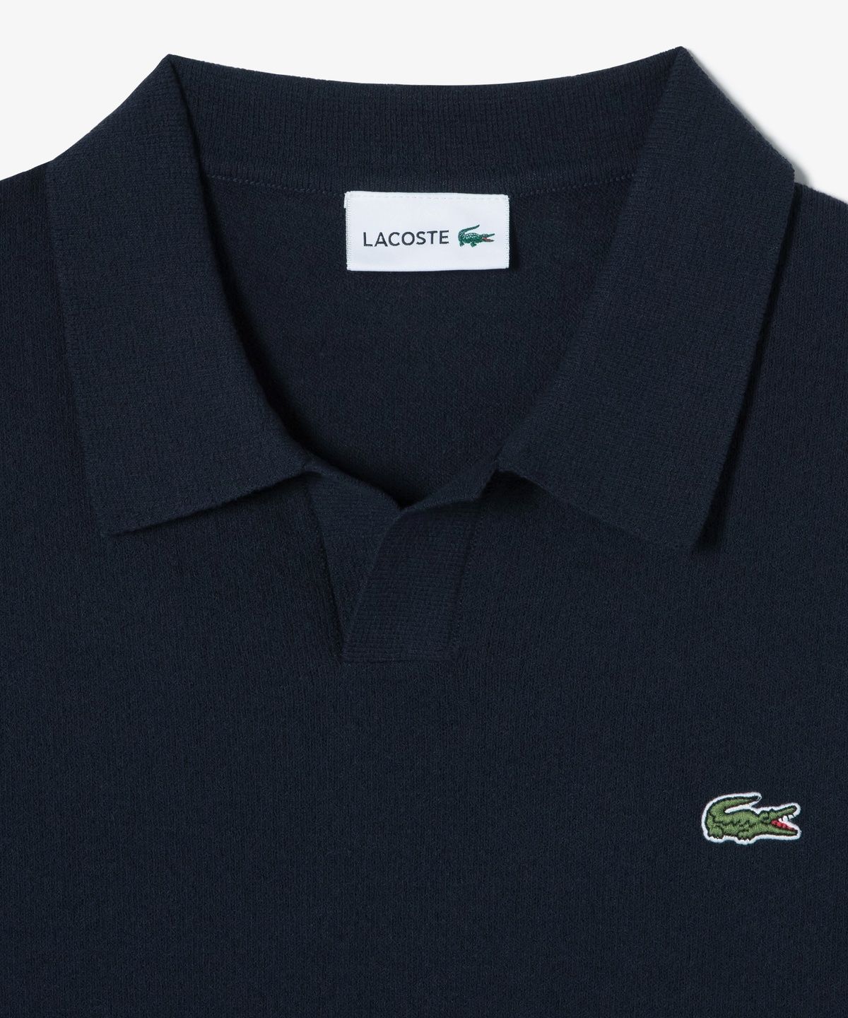 라코스테(LACOSTE) 남성 오픈카라 반팔 부클 스웨터 폴로 셔츠 PH374E-56G 166