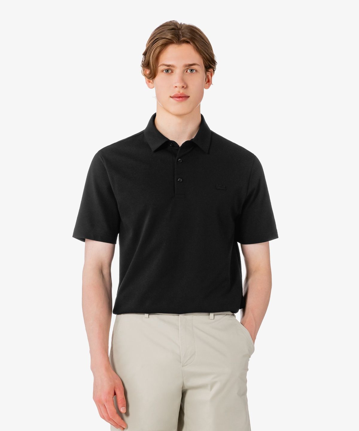 라코스테(LACOSTE) 남성 3버튼 강연 반팔 폴로 셔츠 PH662E-56G 031
