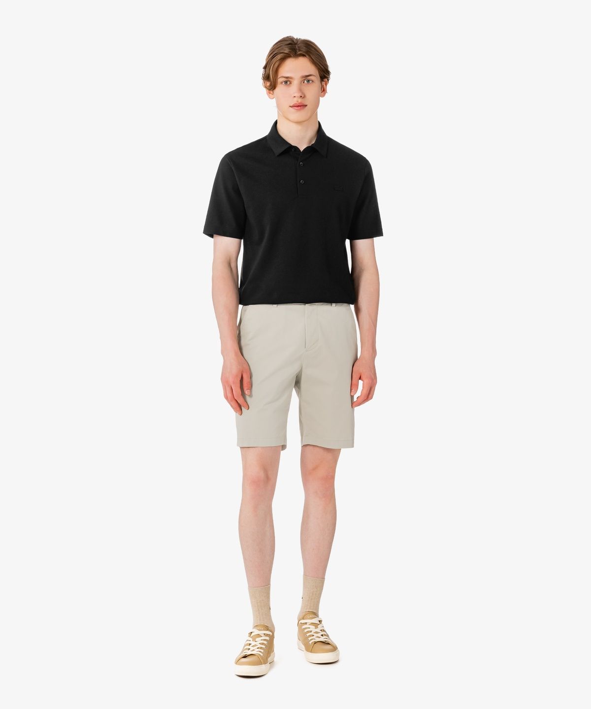 라코스테(LACOSTE) 남성 3버튼 강연 반팔 폴로 셔츠 PH662E-56G 031