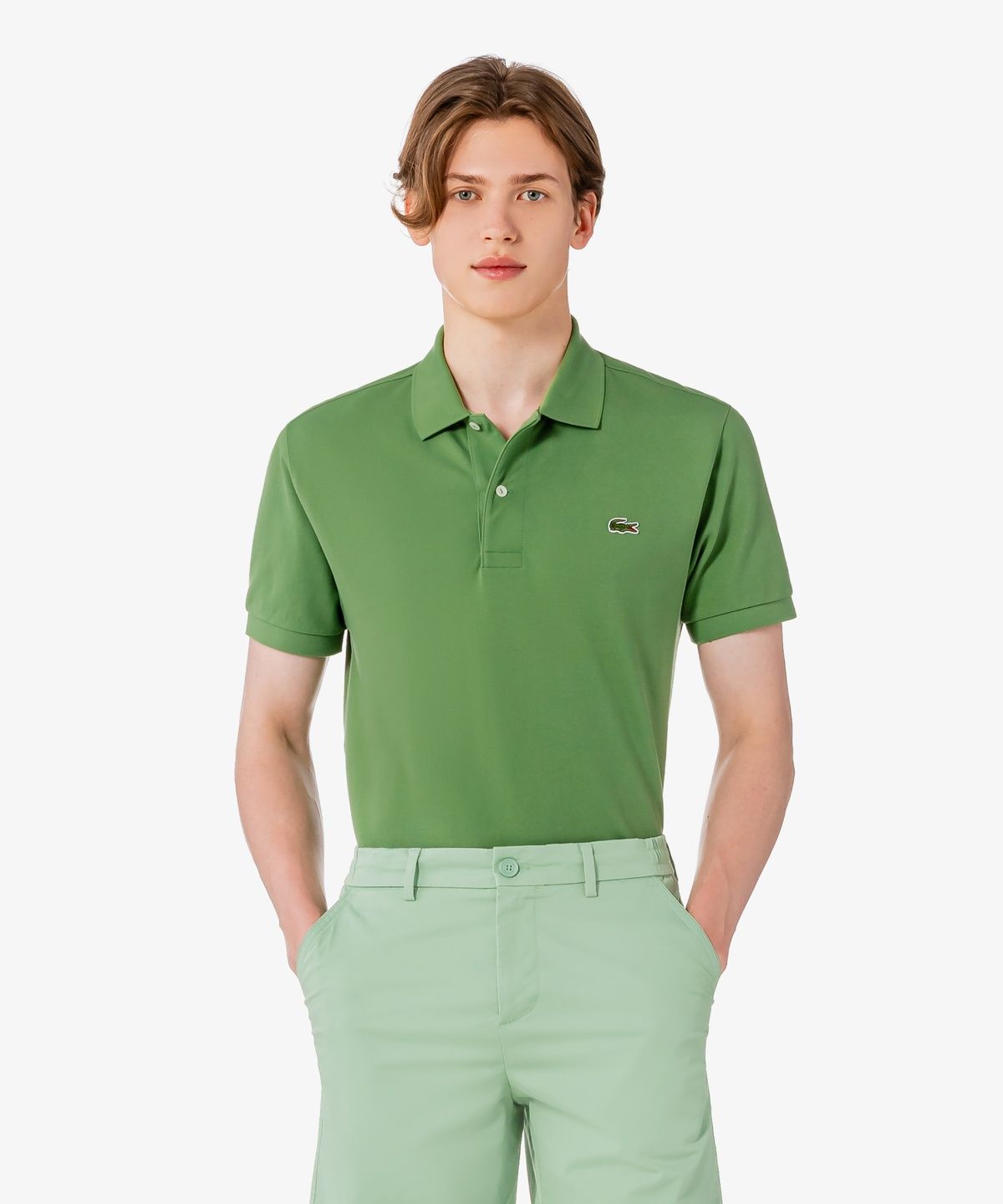 라코스테(LACOSTE) 남성 프렌치 레귤러핏 베이직 폴로 셔츠 PH731E-56G 02M