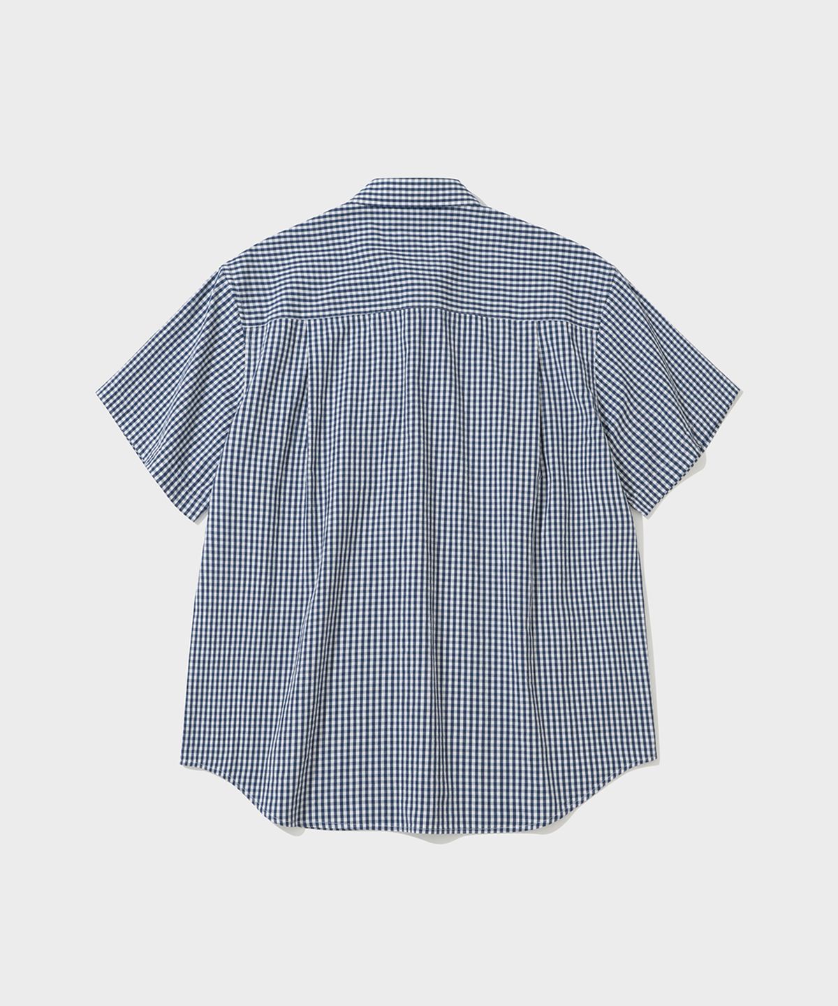 셔터(SHIRTER) ICE COTTON GINGHAM CHECK SHIRT (BLUE)