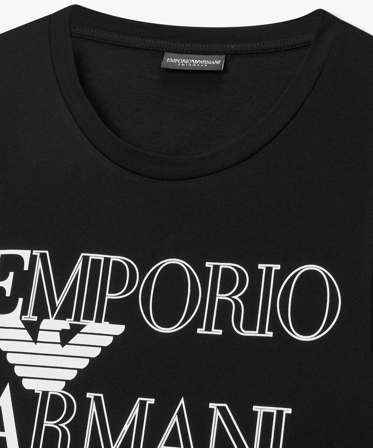 엠포리오 아르마니 언더웨어(EMPORIO ARMANI UNDERWEAR) 남성 슬리브리스 라운지 티셔츠_블랙 0816113151